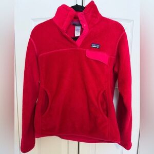 Patagonia Vibrant Red Snap-T Fleece